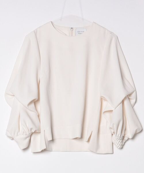 UNITED TOKYO◆長袖ブラウス/1/ポリエステル/GRY/509400009 UNITED TOKYO(ユナイテッドトウキョウ) / 長袖ブラウス/1