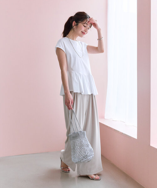 新品未使用　トートバッグ ザ・バグマティ　メタリッククロシェバッグ レディース La boutique Bonbon トートバッグ 「ザ・バグマティ」メタリック