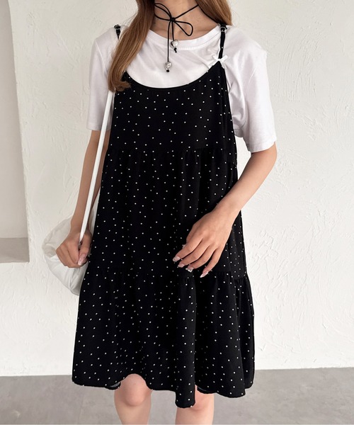 kutir（クティール） ワンピース アソートリボンティアードミニキャミ