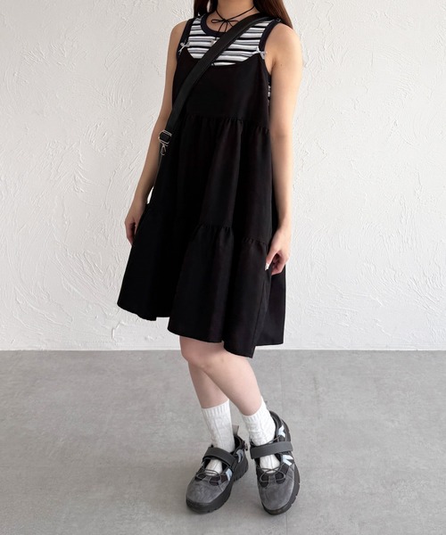 kutir（クティール） ワンピース アソートリボンティアードミニキャミ