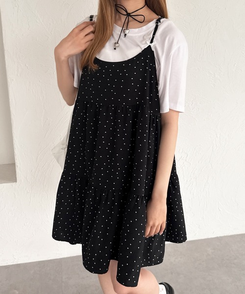 kutir（クティール） ワンピース アソートリボンティアードミニキャミ