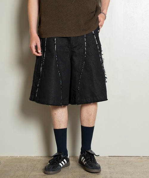 パンツ Cut-off Wide Shorts/カットオフワイドショーツ/洗える メンズ_2