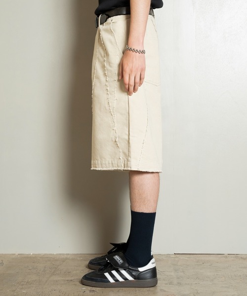 パンツ Cut-off Wide Shorts/カットオフワイドショーツ/洗える メンズ_20