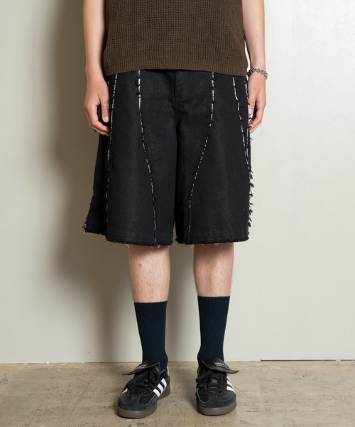 パンツ Cut-off Wide Shorts/カットオフワイドショーツ/洗える メンズ_9