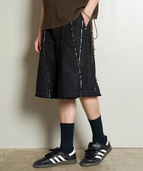 パンツ Cut-off Wide Shorts/カットオフワイドショーツ/洗える メンズ_8
