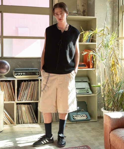 パンツ Cut-off Wide Shorts/カットオフワイドショーツ/洗える メンズ_6
