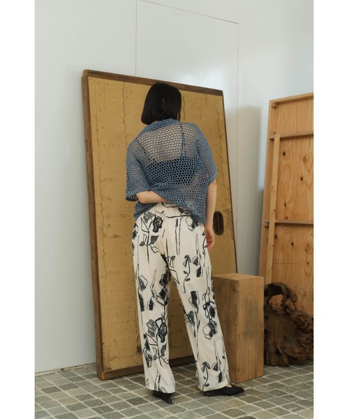 Knuth Marf ブラウス シャツ crochet knit shirt レディース