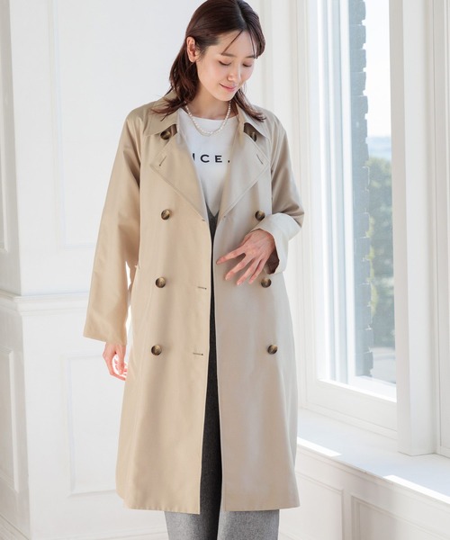 GLOBAL WORK（グローバルワーク） トレンチコート M ベージュ