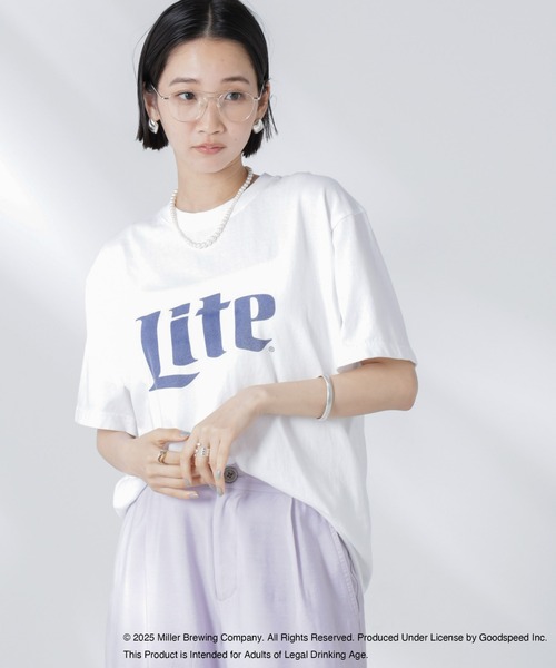 【新品】グッドロックスピード Miller LITE Tシャツ　ホワイト　白 GOOD ROCK SPEED tシャツ SPEED/Miller LITE Tシャツ ホワイト
