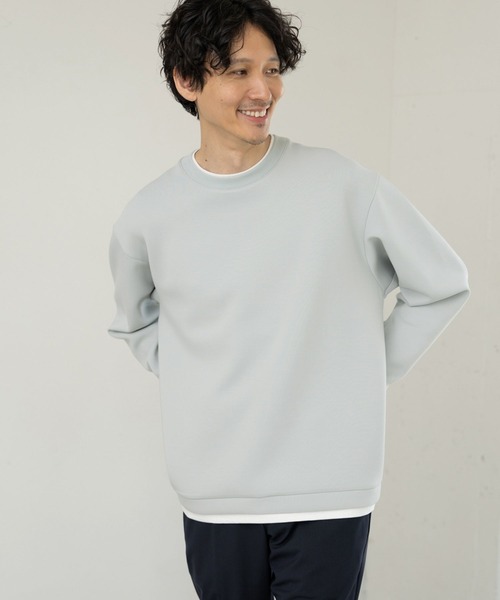 「GLOBAL WORK」 長袖Tシャツ SMALL スカイブルー メンズ
