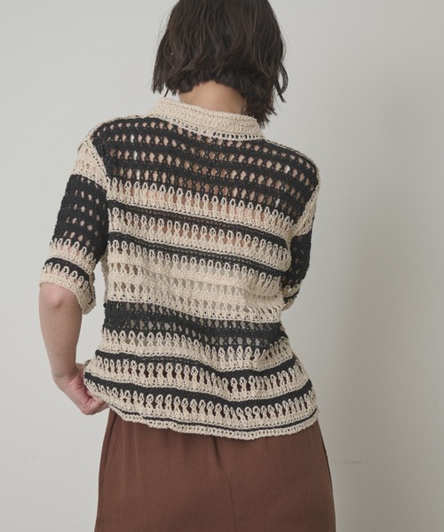 ポロシャツ ポロ 「WEB限定」スリーブレスポロトップス レディース Mila Owen ポロシャツ ポロ 「ウォッシャブル」「接触冷感