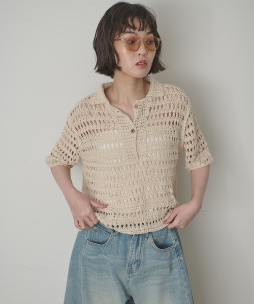 ポロシャツ ポロ MARMARMAR ハーフスリーブポロシャツ レディース glimmer ポロシャツ メンズ 半袖 レディース 大きいサイズ 無地