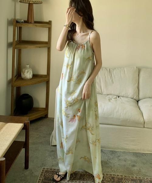 gossip!ロサンゼルス ワンピース レトロムード＊カップ付き