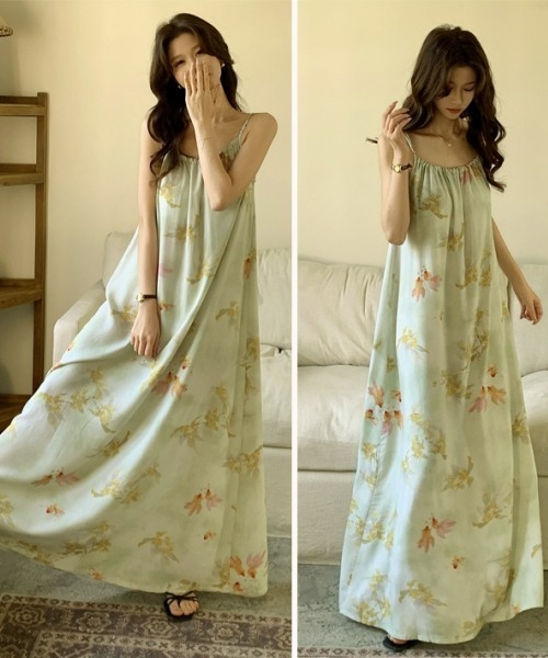 gossip!ロサンゼルス ワンピース レトロムード＊カップ付き