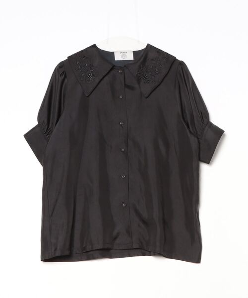 「jouetie」 半袖ブラウス MEDIUM ブラック レディース