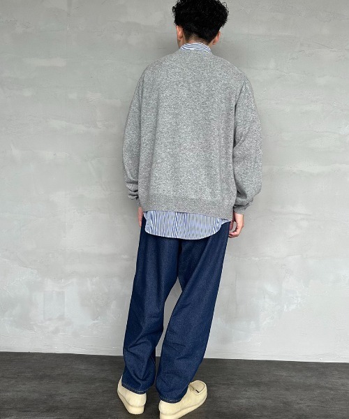 Danton（ダントン） ニットカーディガン 42 レッド レディース