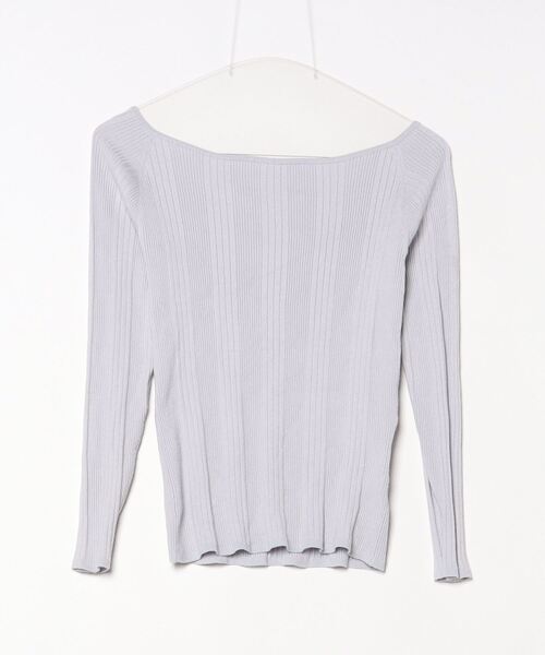 GRACE CONTINENTAL（グレースコンチネンタル） 長袖ニット 36 サックス