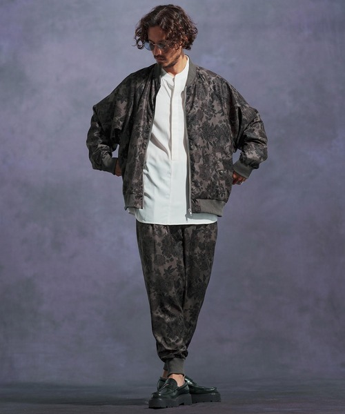 Jih Nunc（ジーヌンク） ブルゾン アウター mj10895-フラワー総柄