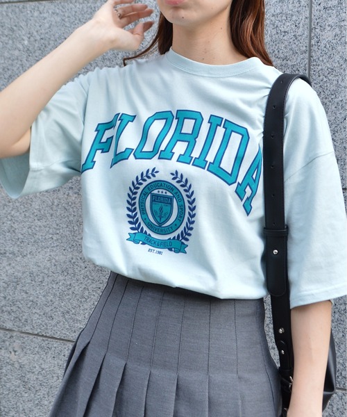 tシャツ 「spiritoso」フロリダカレッジTシャツ レディース | spiritoso | 03