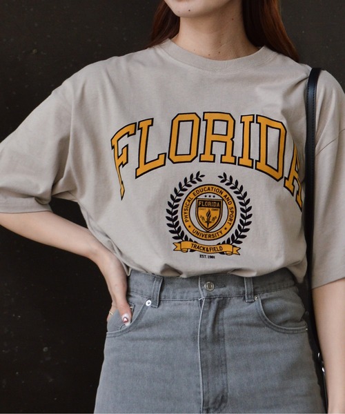 tシャツ 「spiritoso」フロリダカレッジTシャツ レディース | spiritoso | 04