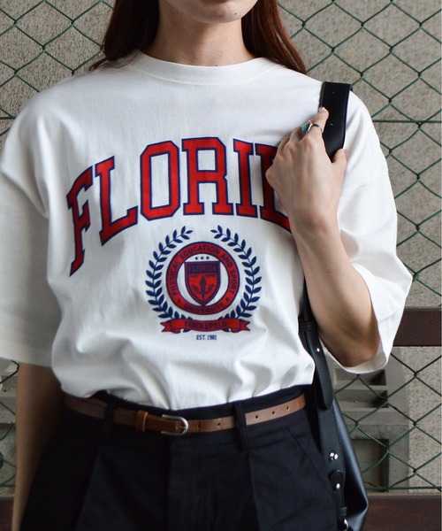 tシャツ 「spiritoso」フロリダカレッジTシャツ レディース | spiritoso | 09