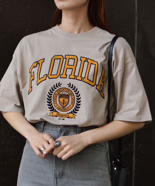 tシャツ 「spiritoso」フロリダカレッジTシャツ レディース | spiritoso | 18