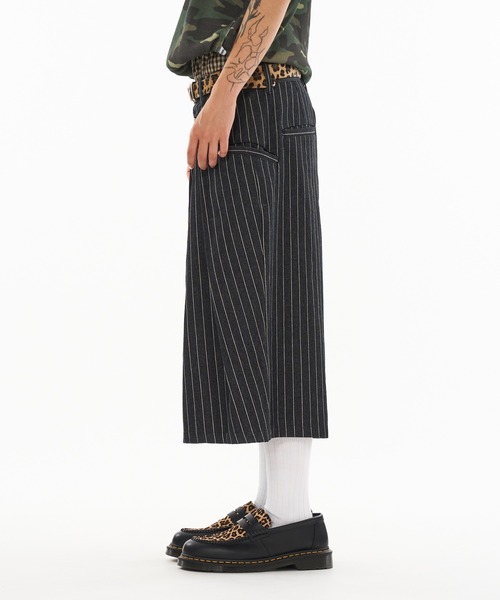 WISH FOR EVER パンツ ASSORT CROSS TUCK BAGGY SHORTS