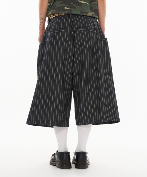 WISH FOR EVER パンツ ASSORT CROSS TUCK BAGGY SHORTS