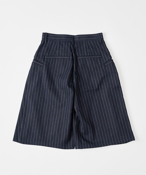 【新品未使用】WISH FOR EVER クロスタックバギーパンツ ネイビー WISH FOR EVER スラックス 「新色追加」ASSORT CROSS TUCK BAGGY