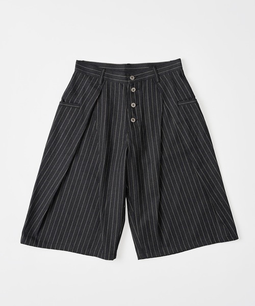 WISH FOR EVER パンツ ASSORT CROSS TUCK BAGGY SHORTS