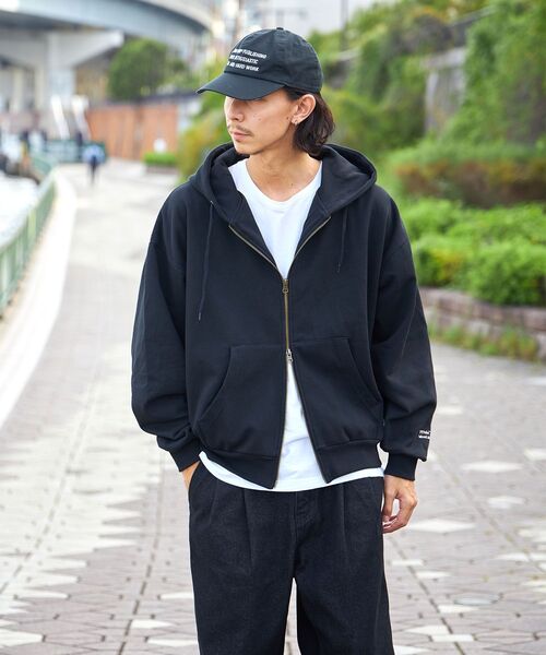 ファリファリ　ジップアップパーカー BLK_6_f03360db-fab5-4051-9d1a-