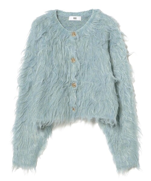 Ray BEAMS（レイ ビームス） カーディガン RBS / ミックスシャギー