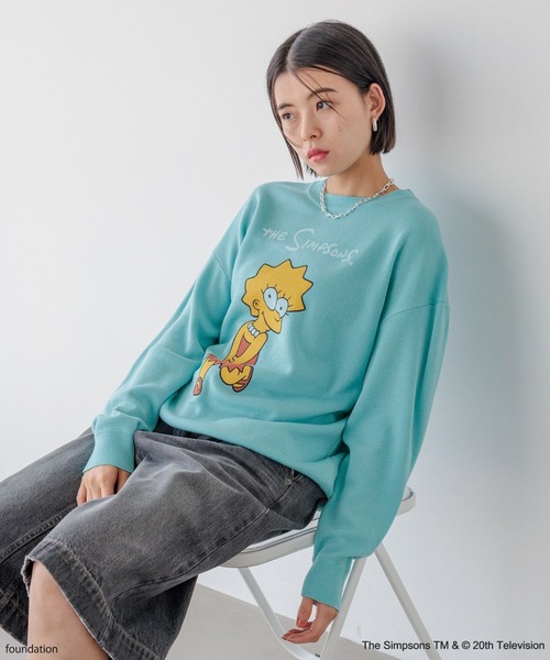 ニット セーター 「The Simpsons／BAYFLOW」ニットプルオーバー レディース