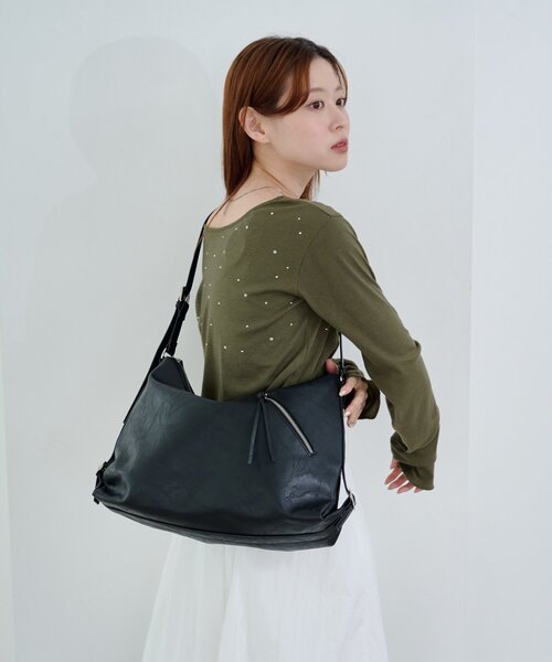 Kastane（カスタネ） ショルダーバッグ バッグ 「A4サイズ」サイド