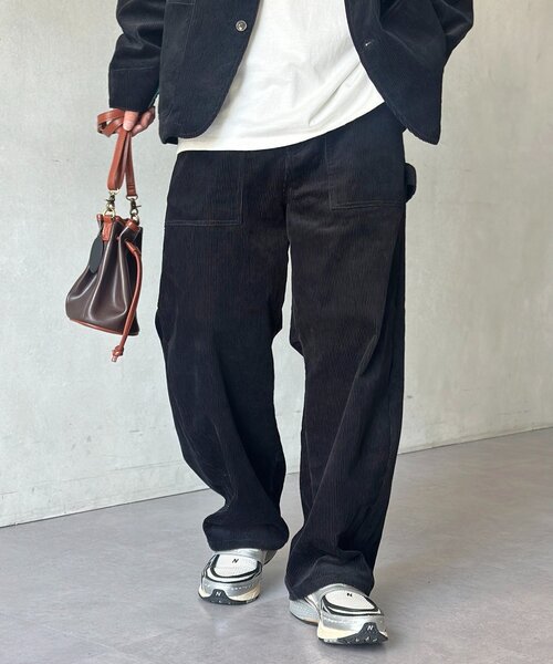 CPCM パンツ 「セットアップ可」コーデュロイカーブペインターパンツ