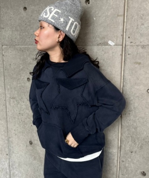 CONVERSE TOKYO パーカー 「kotohayokozawa」STAR PATCH HOODIE (SET