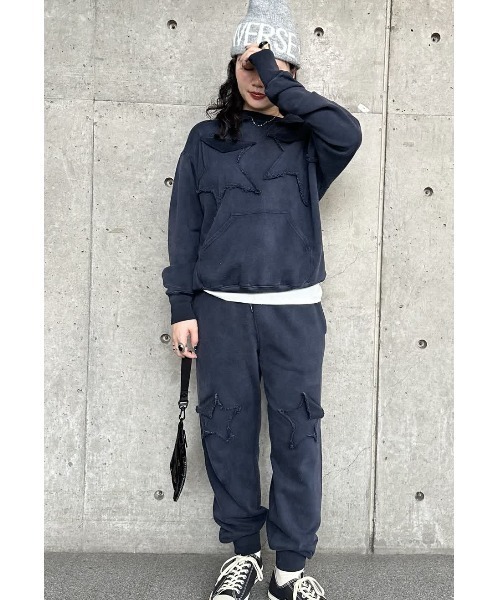 CONVERSE TOKYO パーカー 「kotohayokozawa」STAR PATCH HOODIE (SET