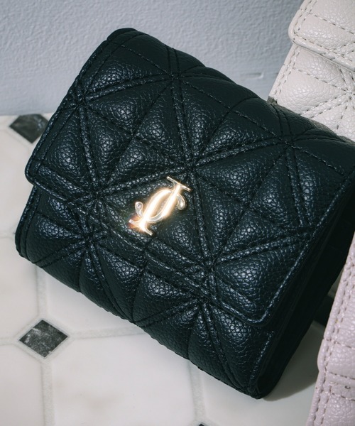 JILL by JILL STUART ブラック三つ折り財布 JILL by STUART ジルバイジルスチュアート 財布 ミニ財布 三