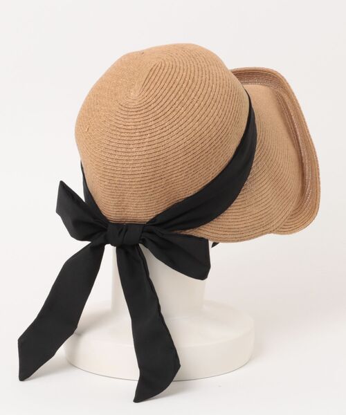 「Little＆More」 ストローハット FREE チョコ レディース_画像2