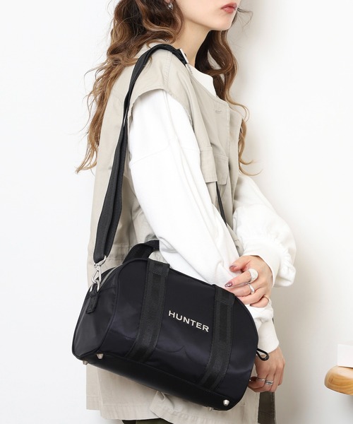 HUNTER（ハンター） ハンドバッグ HUNTER PREMIUM NYLON BARREL BAG