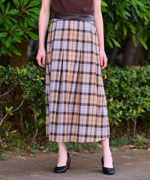 DRESSTERIOR（ドレステリア） スカート チェックタックソフトプリーツ
