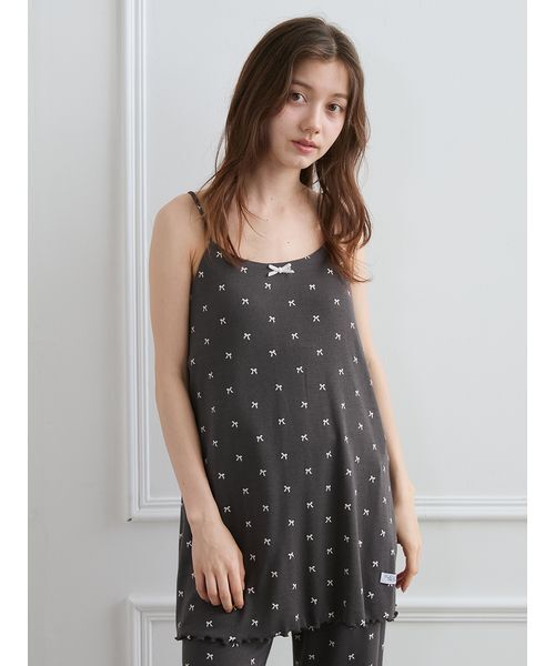 gelato pique（ジェラートピケ） パジャマ ルームウェア 針抜きリボン