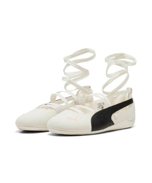 PUMA バレエシューズ シルバー/ホワイト 楽天市場】プーマ スニーカー 白（バレエシューズ｜レディース靴