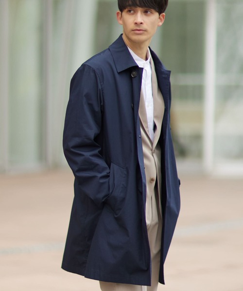 【美品】URBAN RESEARCH ROSSO ステンカラーコート Ｍ URBAN RESEARCH ROSSO MEN 「URBAN MEN」 ステンカラーコート MEDIUM