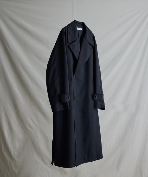 WYM LIDNM 「WYM LIDNM」 チェスターコート S チャコールグレー メンズ