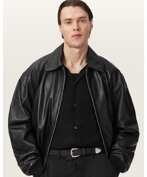 ALLSAINTS（オールセインツ） ma1 ma-1 MARCO OVERSIZED LEATHER