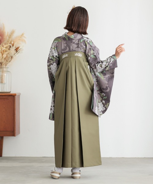 KIMONOMACHI 着物 レディース袴セット 卒業式 女性 4点セット「二尺袖+