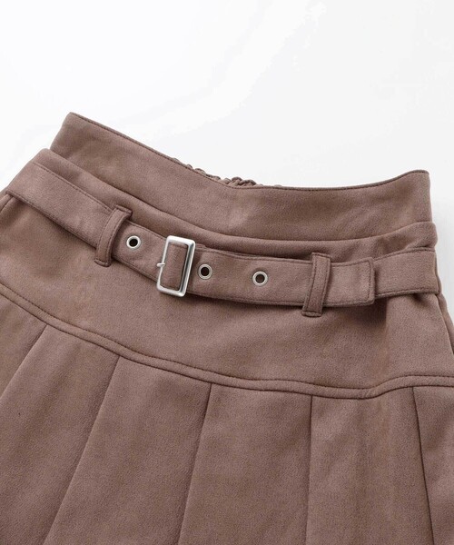 ZIDDY（ジディー） スカート スエードポンチプリーツスカパン(130