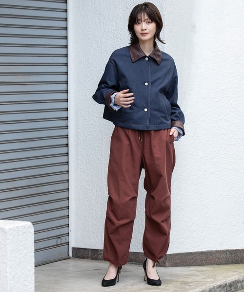 Munich（ミューニック） カバーオール ナノコーデュロイ＆デニム×Octa