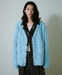 CAMPHOR WOOD カーディガン mohair touch super shaggy cardigan